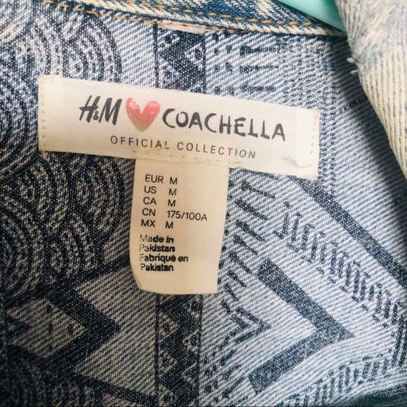 H&M x Coachella men’s denim jacket - Picture 4 of 4